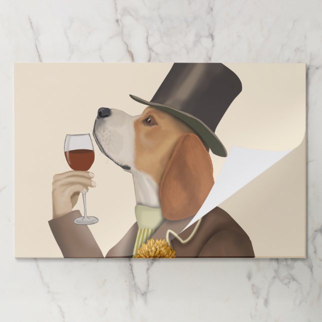 Bloc De Hojas Beagle Wine Snob (Plegada)