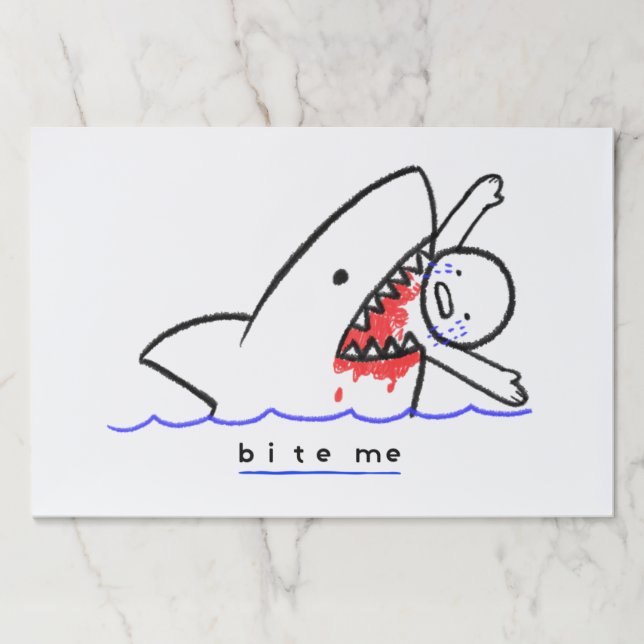 Bloc De Hojas Bite Me (Anverso)