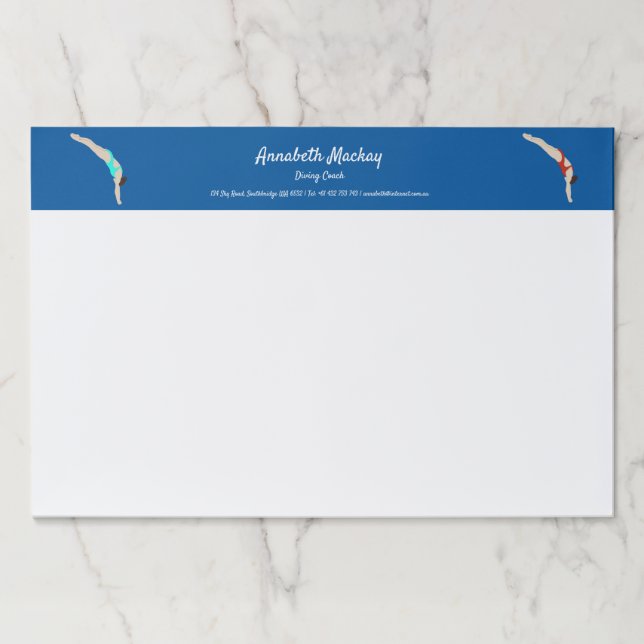 Bloc De Hojas Buceo (Anverso)