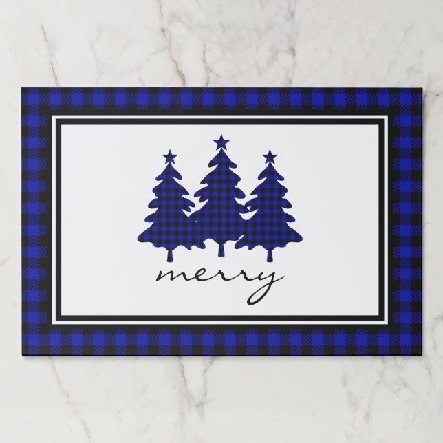 Bloc De Hojas Búfalo Check Pine Trees (Anverso)