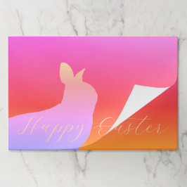 Bloc De Hojas Bunny con placas de papel de fondo coloridas