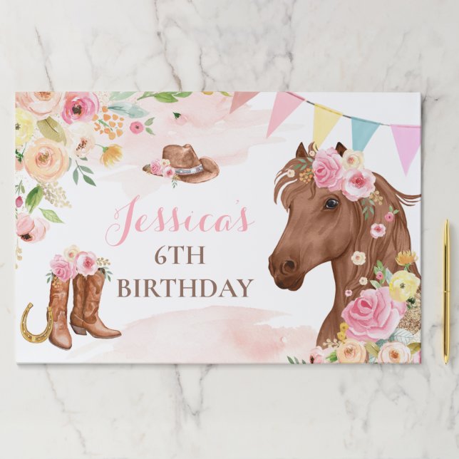 Bloc De Hojas Caballo Nacimiento Vaquera Pink Floral Placemat (In situ)