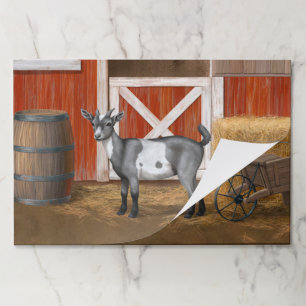 Bloc De Hojas Cabra manchada de gris suave