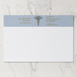 Bloc De Hojas Caducto Profesional de Oro Azul Fino