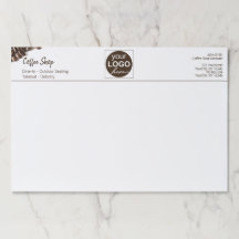 Café Beans Coffee Shop Business Rustic Your Logo