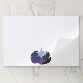 Bloc De Hojas Calabaza azul oscuro