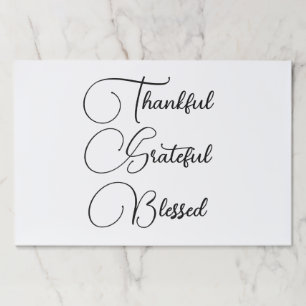 Bloc De Hojas Campañas de escritura bendecidas de agradecimiento