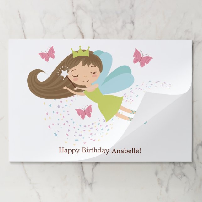 Bloc De Hojas Chicas de la princesa cuta cumpleaños (Plegada)