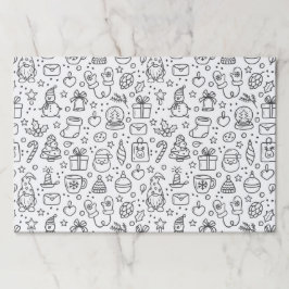 Bloc De Hojas Christmas Color Your Own Paper Placemats