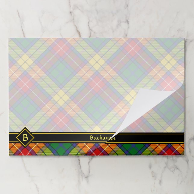 Bloc De Hojas Clan Buchanan Tartan (Plegada)