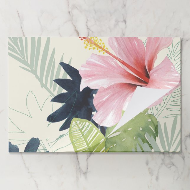 Bloc De Hojas Colección de punzonado tropical (Plegada)