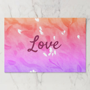 Bloc De Hojas Colorido arcoiris amor orgullo lgbtq patrón gay te