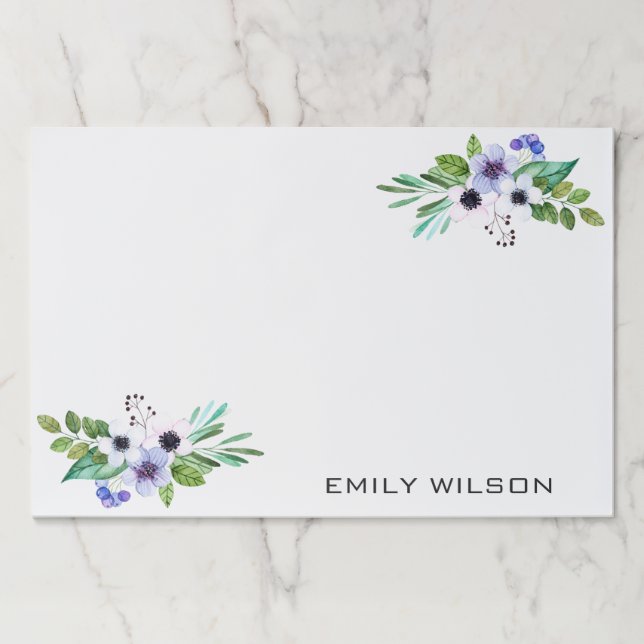 Bloc De Hojas Colorido Bouquet de los tonos pasteles (Anverso)