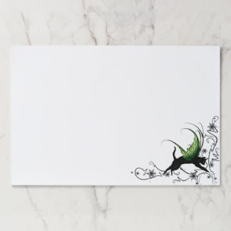 Bloc De Hojas Copo de nieve del gato cósmico