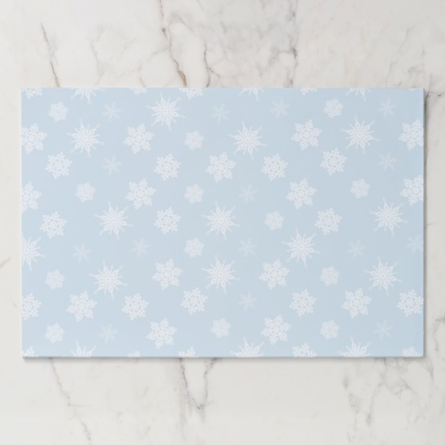 Bloc De Hojas Copos de nieve (Anverso)