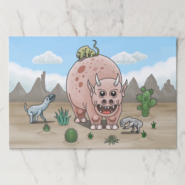 Bloc De Hojas Cosy Fantasía Dinosaurios (Anverso)