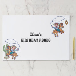 Bloc De Hojas Cowboy Birthday Rodeo Fiesta