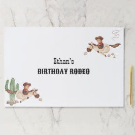 Bloc De Hojas Cowboy Birthday Rodeo Fiesta