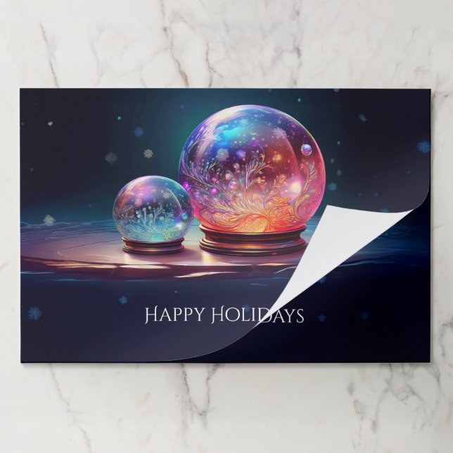 Bloc De Hojas Crystal Snowballs Holiday Tearaway (Plegada)