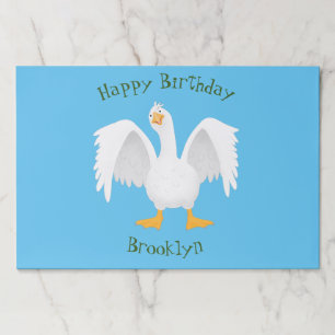 Bloc De Hojas Curioso ilustracion de personalizado ganso domésti