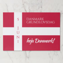 Danmark Grundlovsdag Bandera del Día Nacional Dané