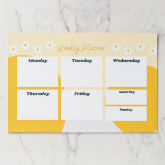 Bloc De Hojas Dasiy Weekly Planner