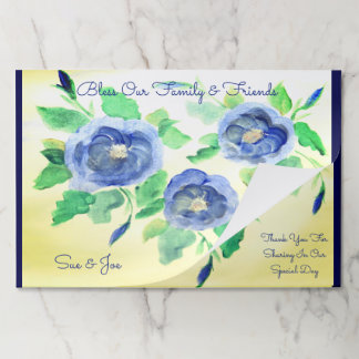 Bloc De Hojas Decoración de la mesa del día de la boda 25 Plaque