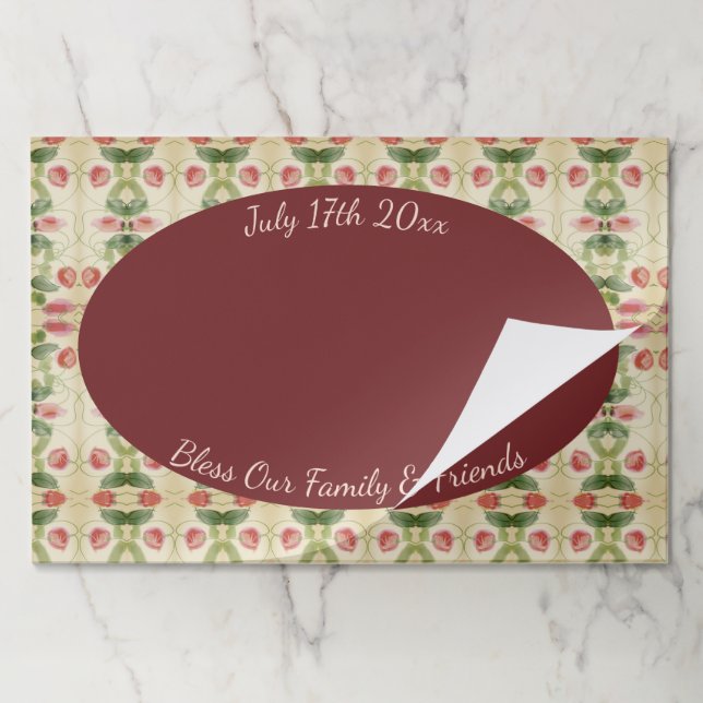 Bloc De Hojas Decoración Para Su Evento (Plegada)