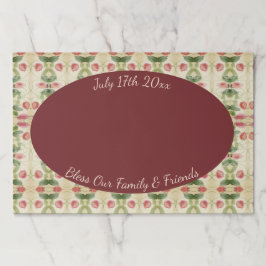 Bloc De Hojas Decoración Para Su Evento