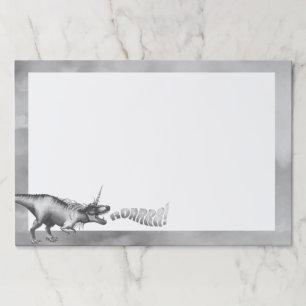 Bloc De Hojas Dinocorn Chrome   Dinosaurio Cuerno de Unicornio p