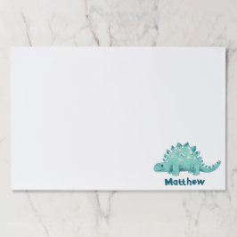 Bloc De Hojas Dinosaur Kids Stegosaurus