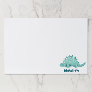 Bloc De Hojas Dinosaur Kids Stegosaurus