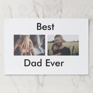 Bloc De Hojas el mejor papá, el feliz día del padre, agrega tu f