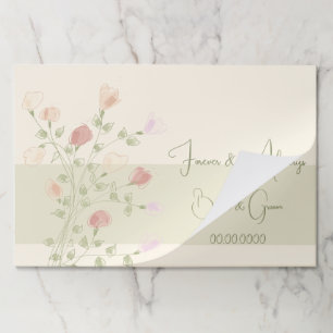 Bloc De Hojas Elegante Mesa Colocación Decoración Placemáticas D