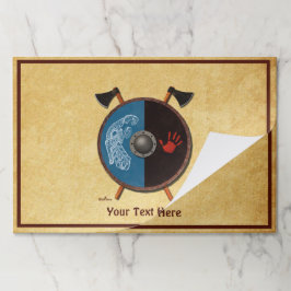 Bloc De Hojas Escudo de vibración y ejes