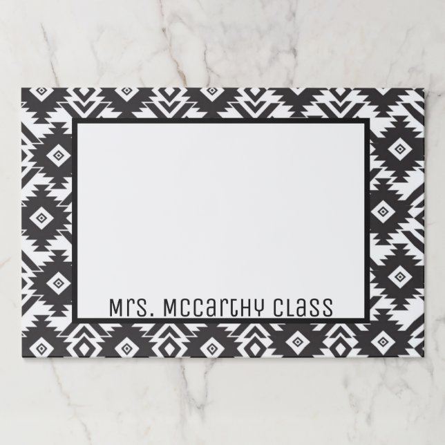 Bloc De Hojas Espacio de clase o trabajo Placemat desechable, al (Anverso)