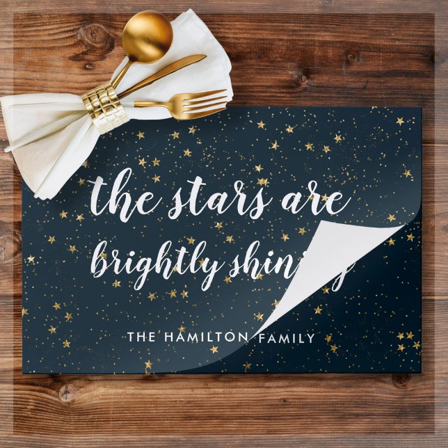 Bloc De Hojas Estrella navidad | Placemat de papel brillante (Subido por el creador)