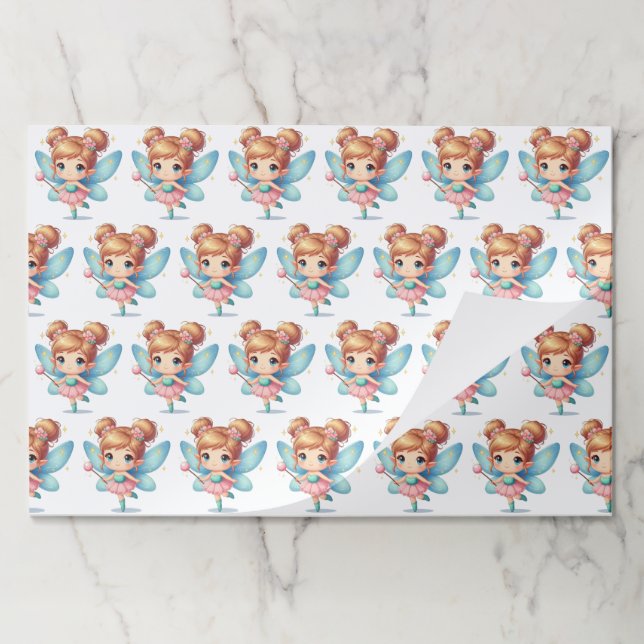 Bloc De Hojas Fairy Paper Placemats (Plegada)