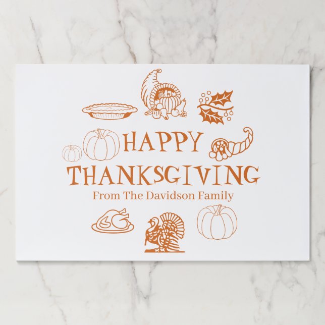 Bloc De Hojas Felices presentaciones de papel de nombre personal (Anverso)