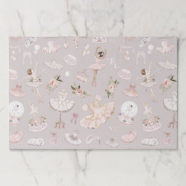 Bloc De Hojas Feria de ciruelas azucareras bailarinas rosadas cu