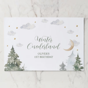 Bloc De Hojas Fiesta de cumpleaños del primer bosque de Onederla