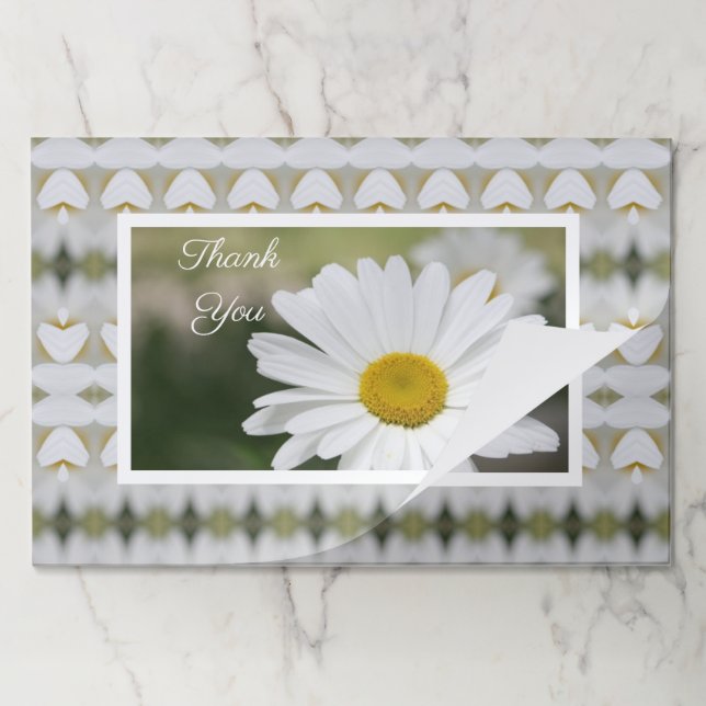 Bloc De Hojas Flor Daisy 25 Pieza Papel Mat (Plegada)