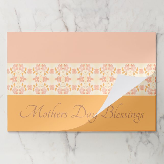 Bloc De Hojas Floral pastel moderna (Plegada)