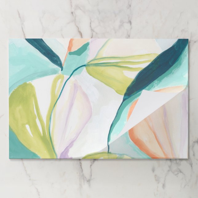 Bloc De Hojas Flores de ventilador IV (Plegada)