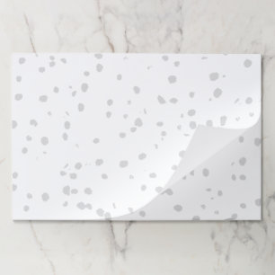 Bloc De Hojas fondo blanco con muchos puntos pequeños