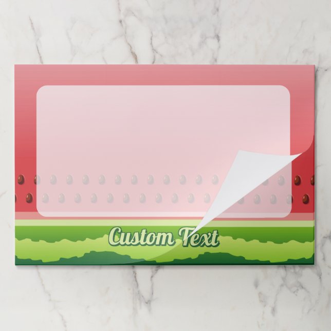 Bloc De Hojas Fondo de la sandía (Plegada)