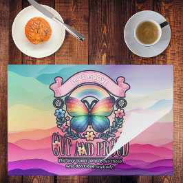 Bloc De Hojas Fuera y orgulloso Fiesta del Orgullo Gay