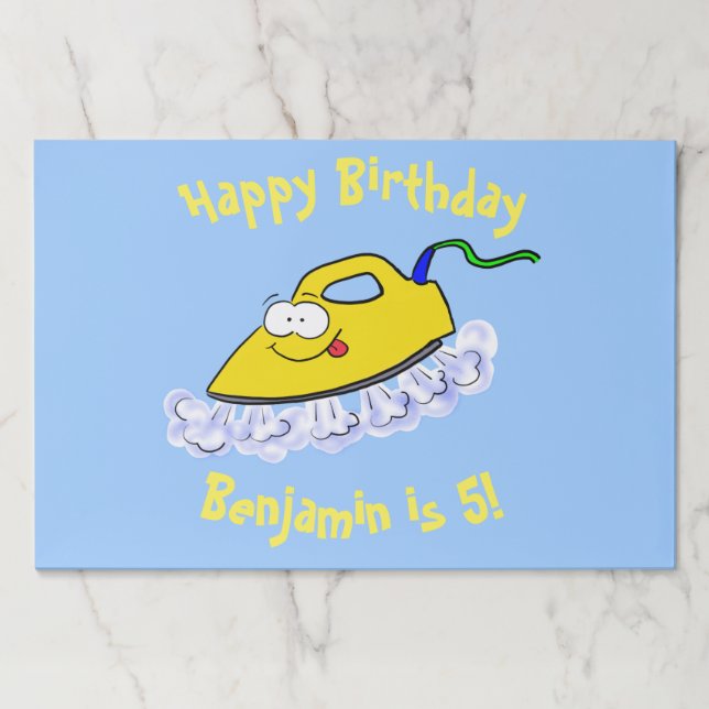 Bloc De Hojas Funny ilustracion de lavandería de hierro personal (Anverso)