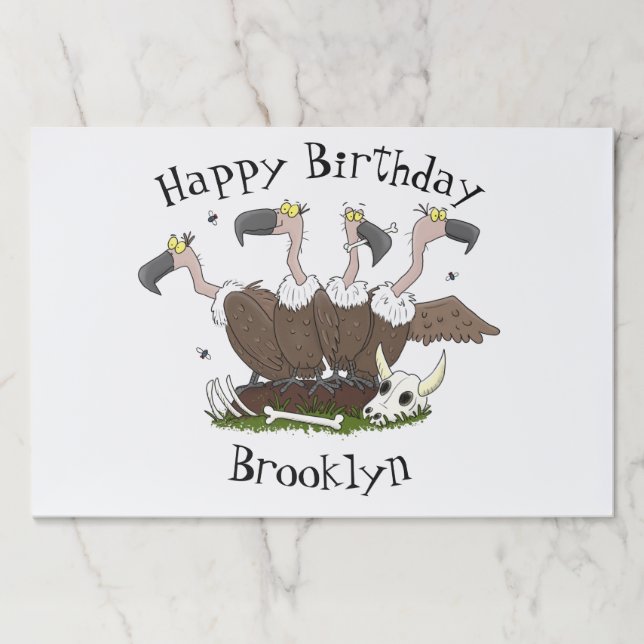 Bloc De Hojas Funny personalizado de humor de buitres (Anverso)