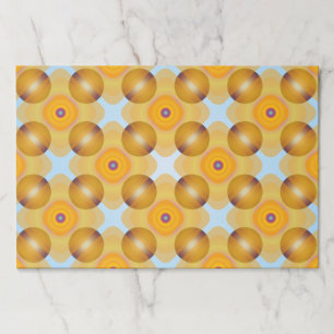 Bloc De Hojas Geométrico amarillo inusual